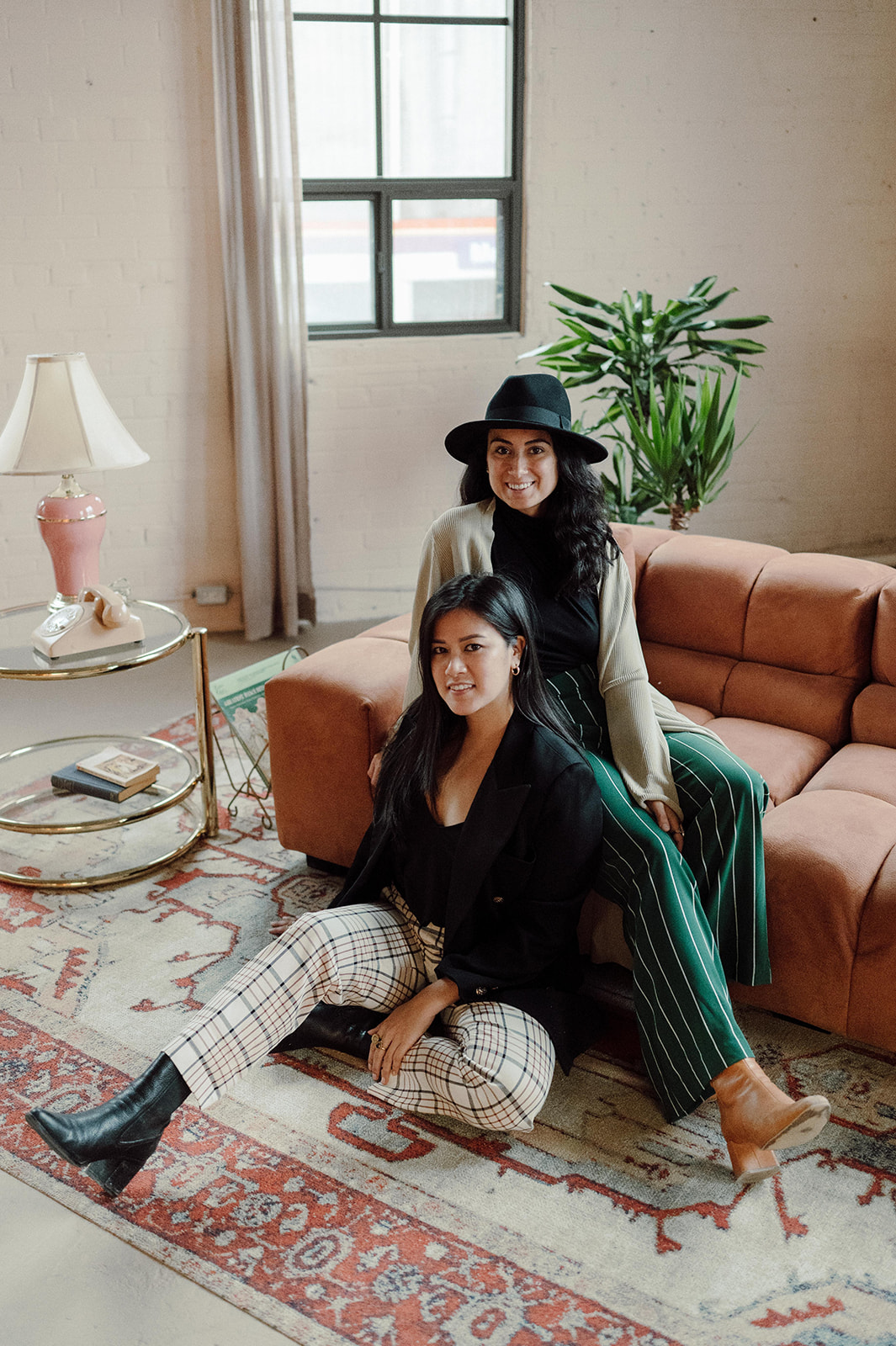 Rana and Theresa at Junto Studio